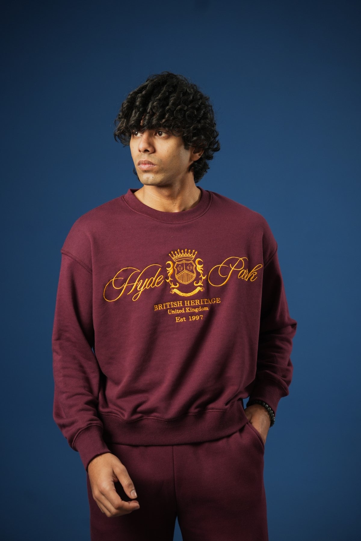 Embroidered Sweatshirt - Brackets Main image