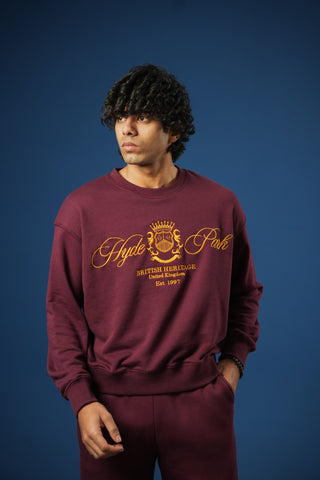 Embroidered Sweatshirt - Brackets