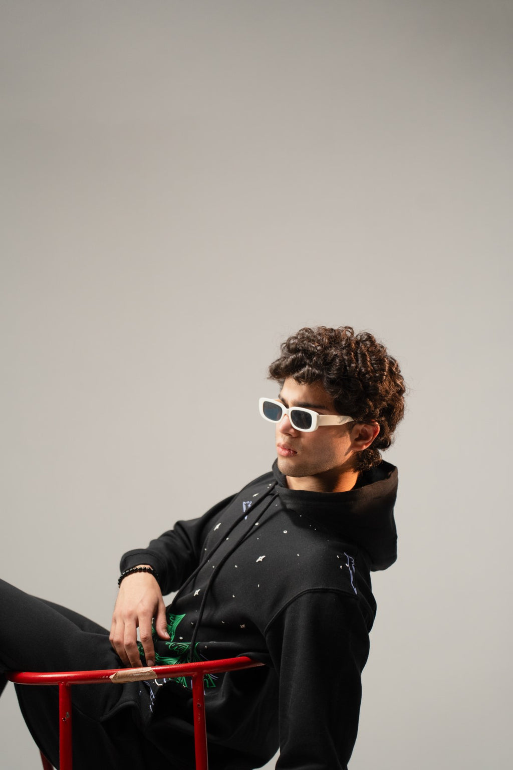 Screen Printed Hoodie - Brackets