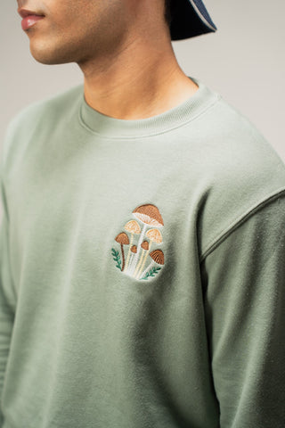 Embroidered Sweatshirt - Brackets