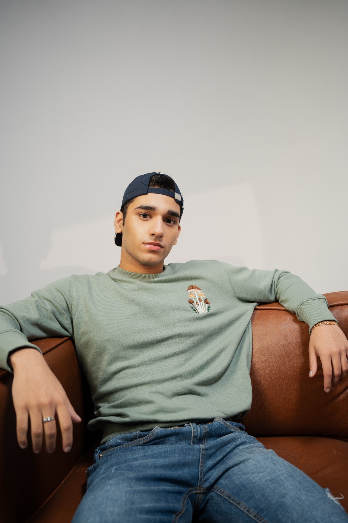 Embroidered Sweatshirt - Brackets Main image