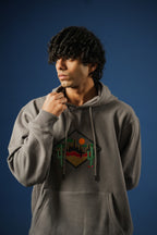 Embroidered Hoodie - Brackets