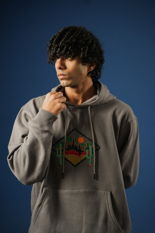 Embroidered Hoodie - Brackets