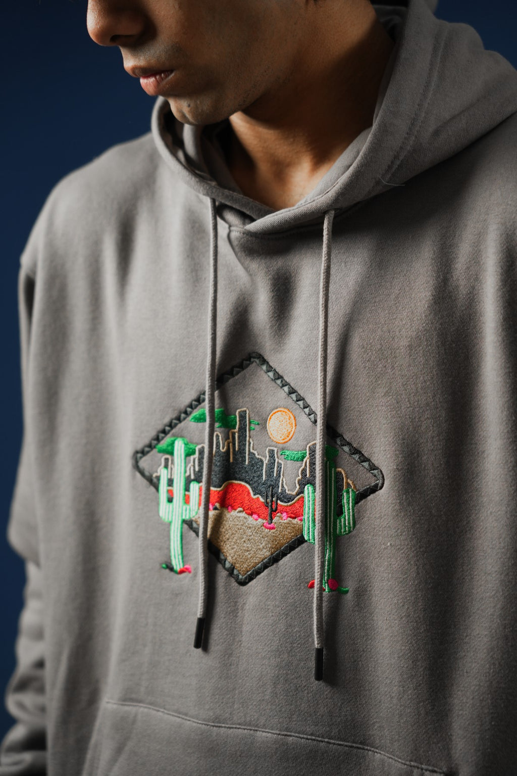 Embroidered Hoodie - Brackets