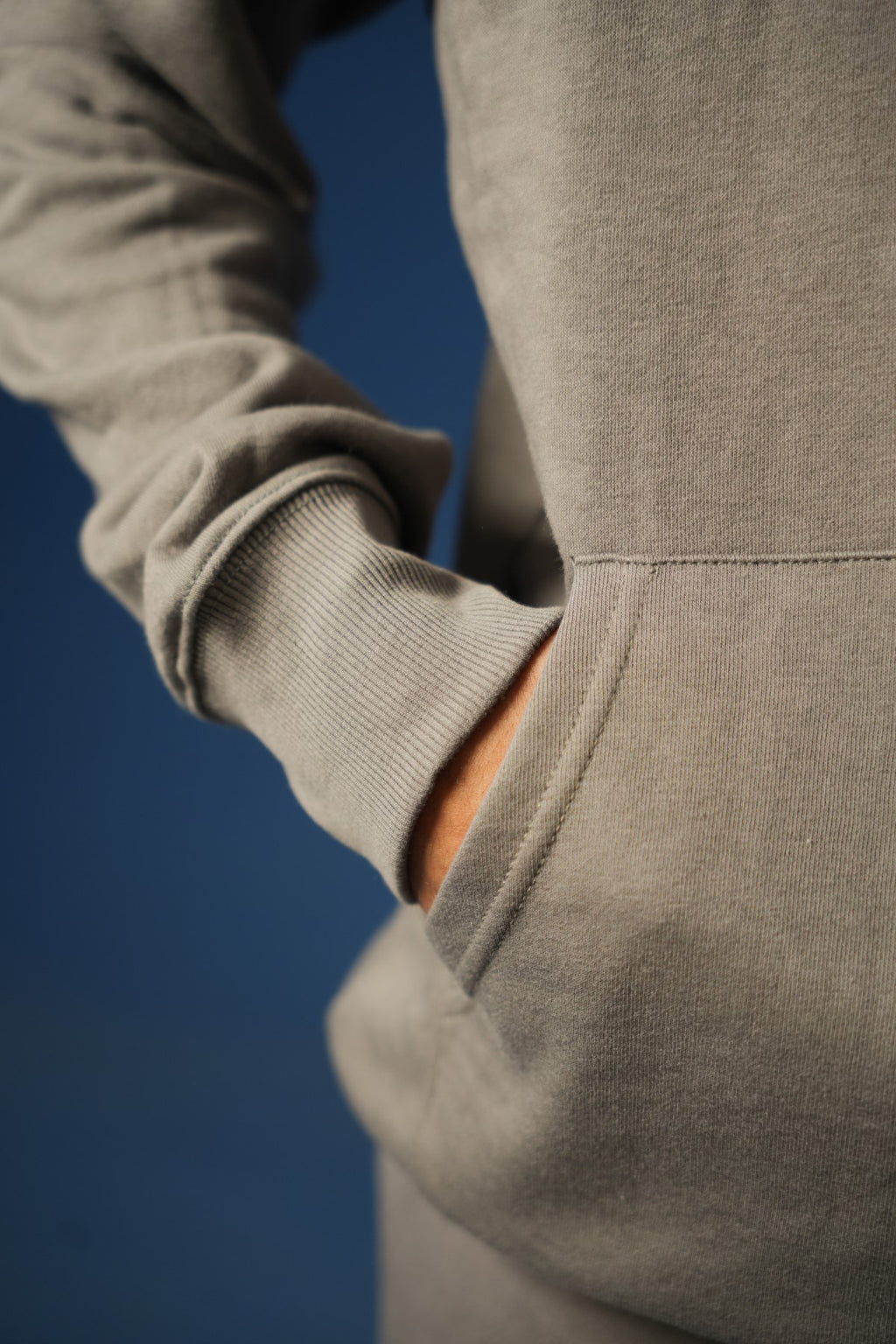 Mock Neck Sweatshirt - Brackets