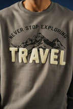 Embroidered Sweatshirt - Brackets