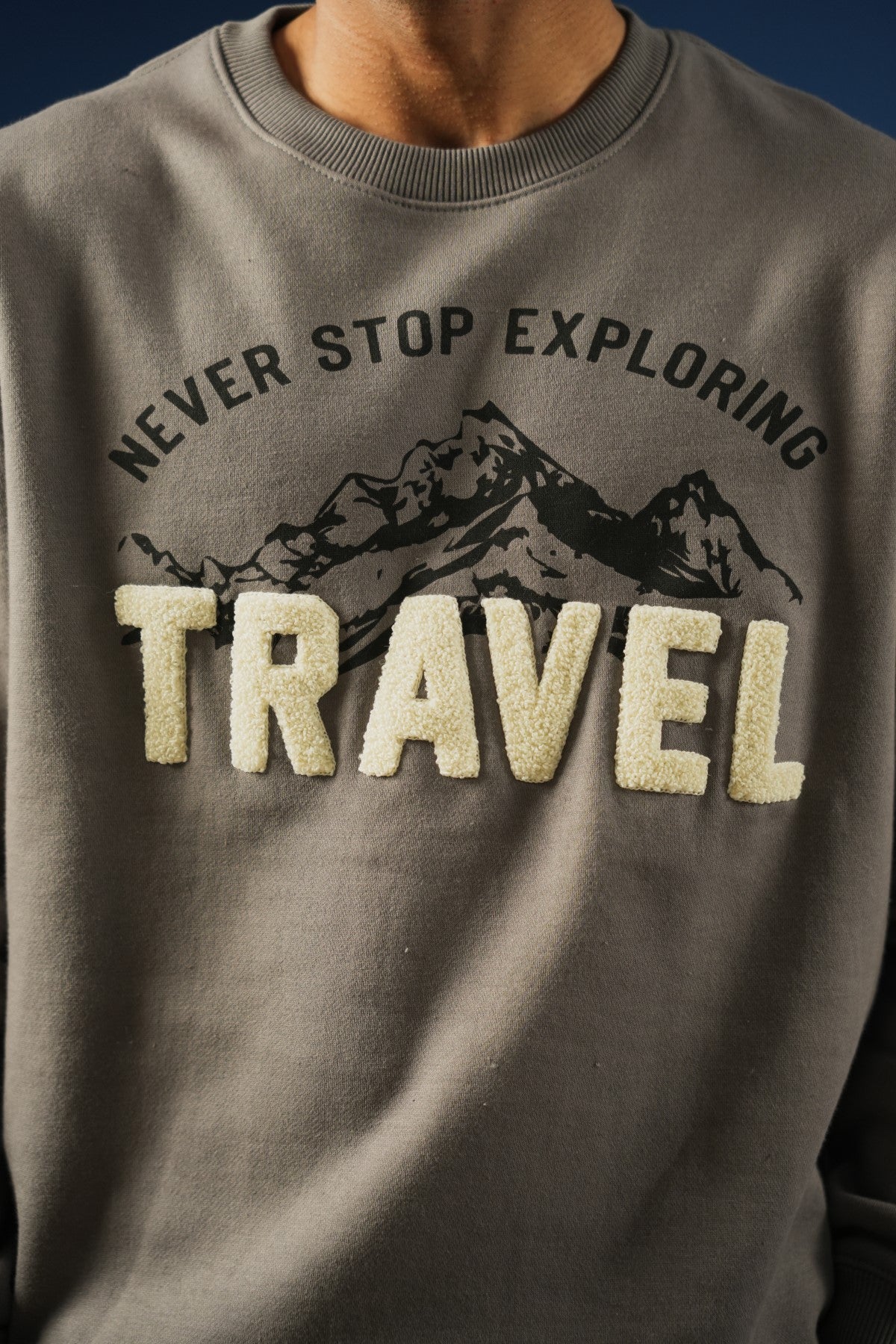 Embroidered Sweatshirt - Brackets