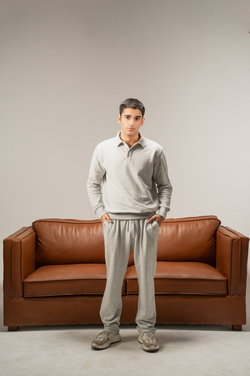 Long-Sleeves Polo Shirt - Brackets