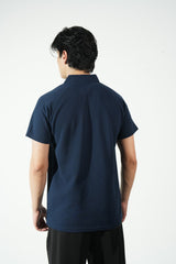 HALF ZIP POLO SHIRT