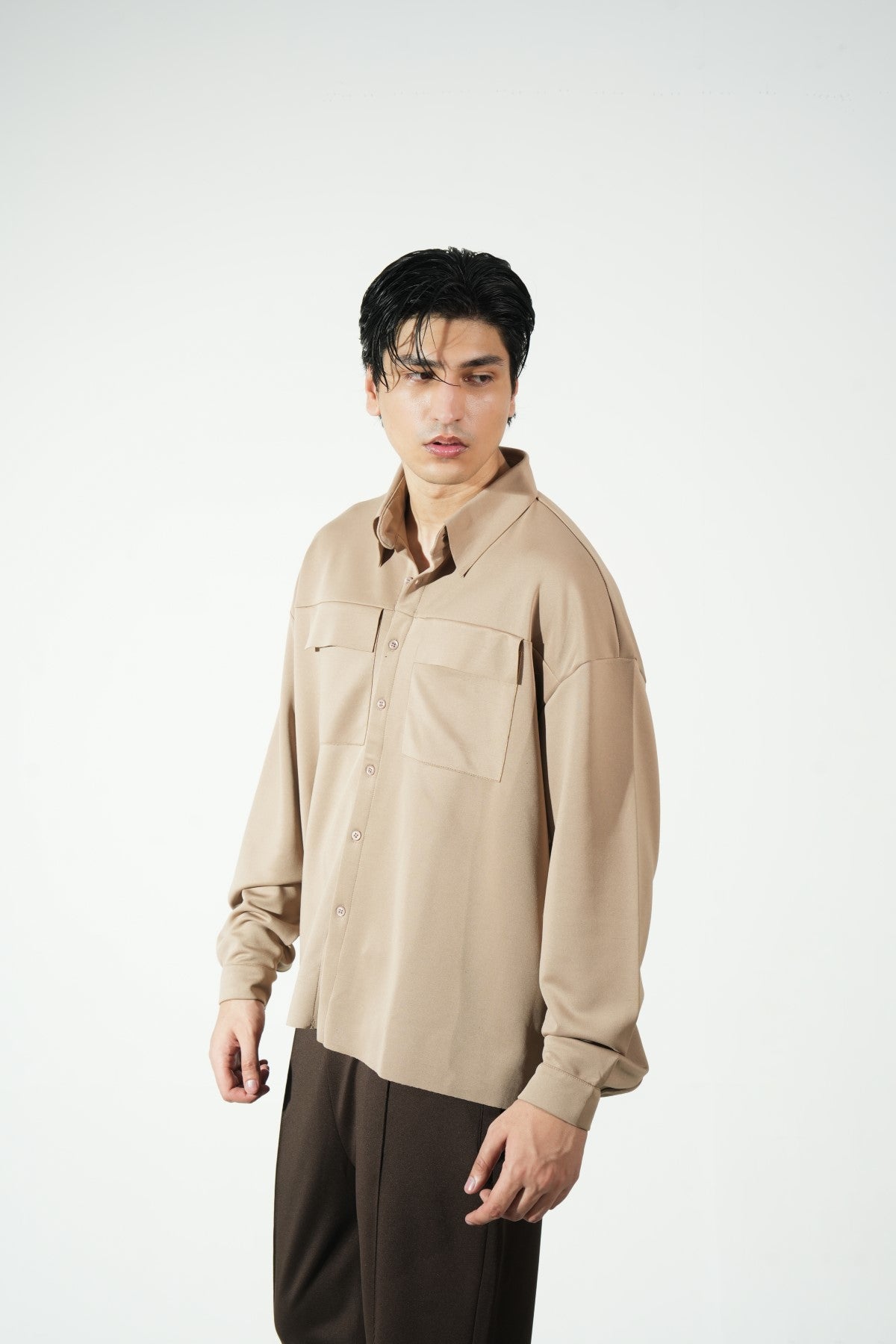 Casual Button-Down Shirt - Brackets Main image