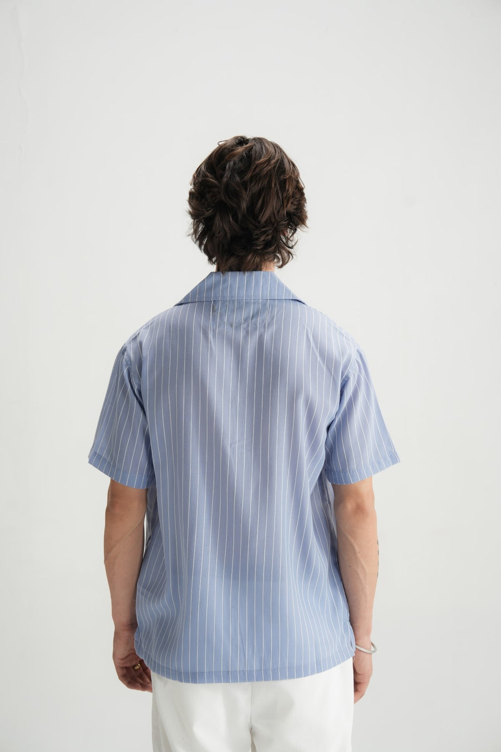 Resort Shirt in Soft Blue - Brackets