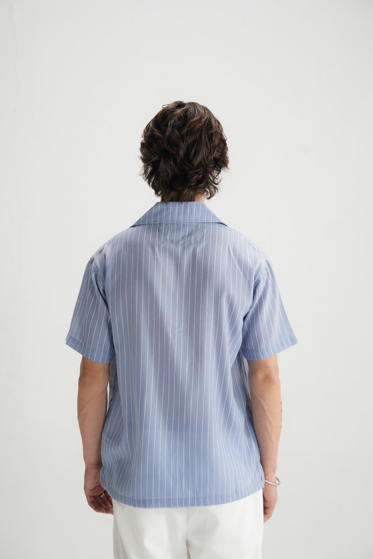 Resort Shirt in Soft Blue - Brackets