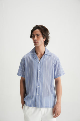 Resort Shirt Soft Blue - Brackets