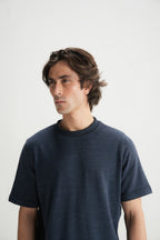 Navy Blue T-Shirt - Brackets