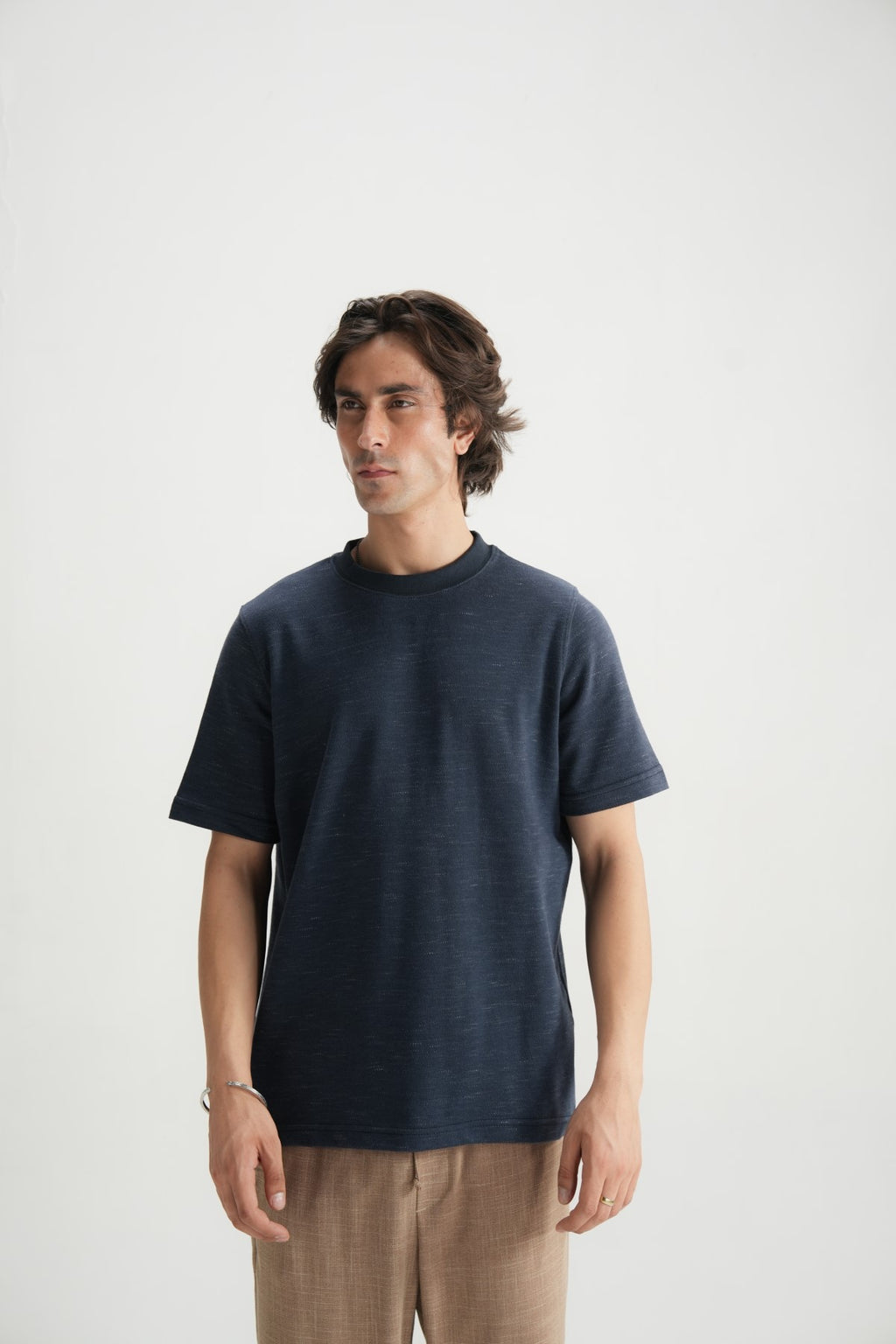 Navy Blue T-Shirt - Brackets