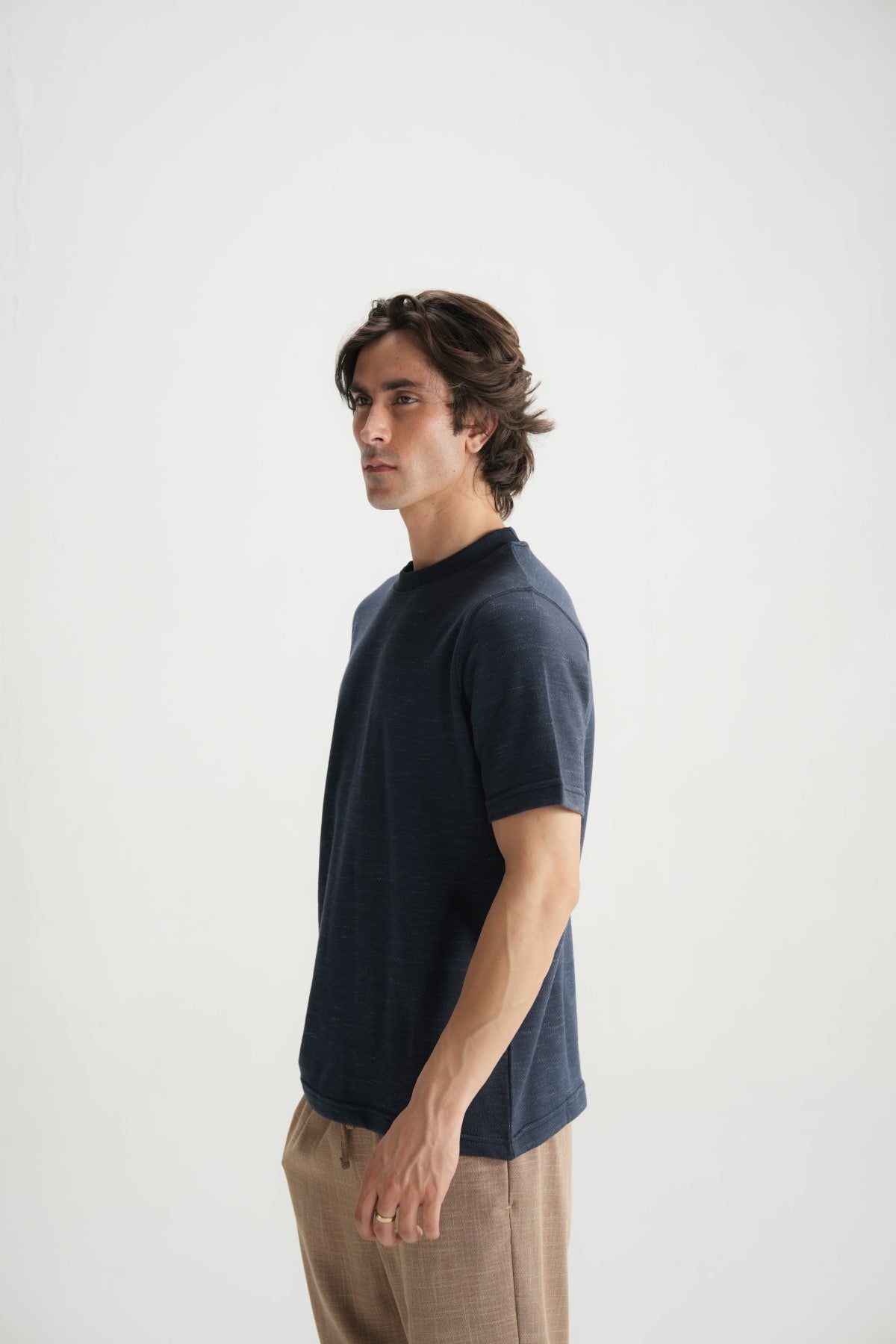 Navy Blue T-Shirt - Brackets