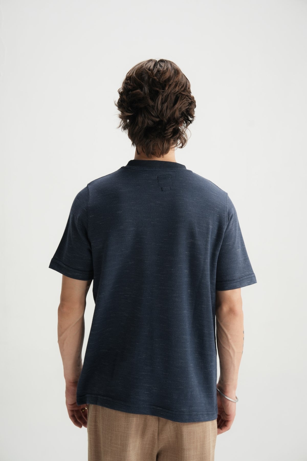 Navy Blue T-Shirt - Brackets