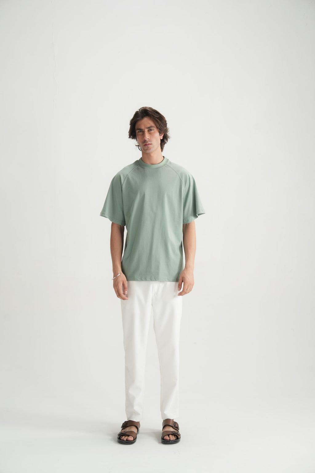 Sage Green T-Shirt - Brackets