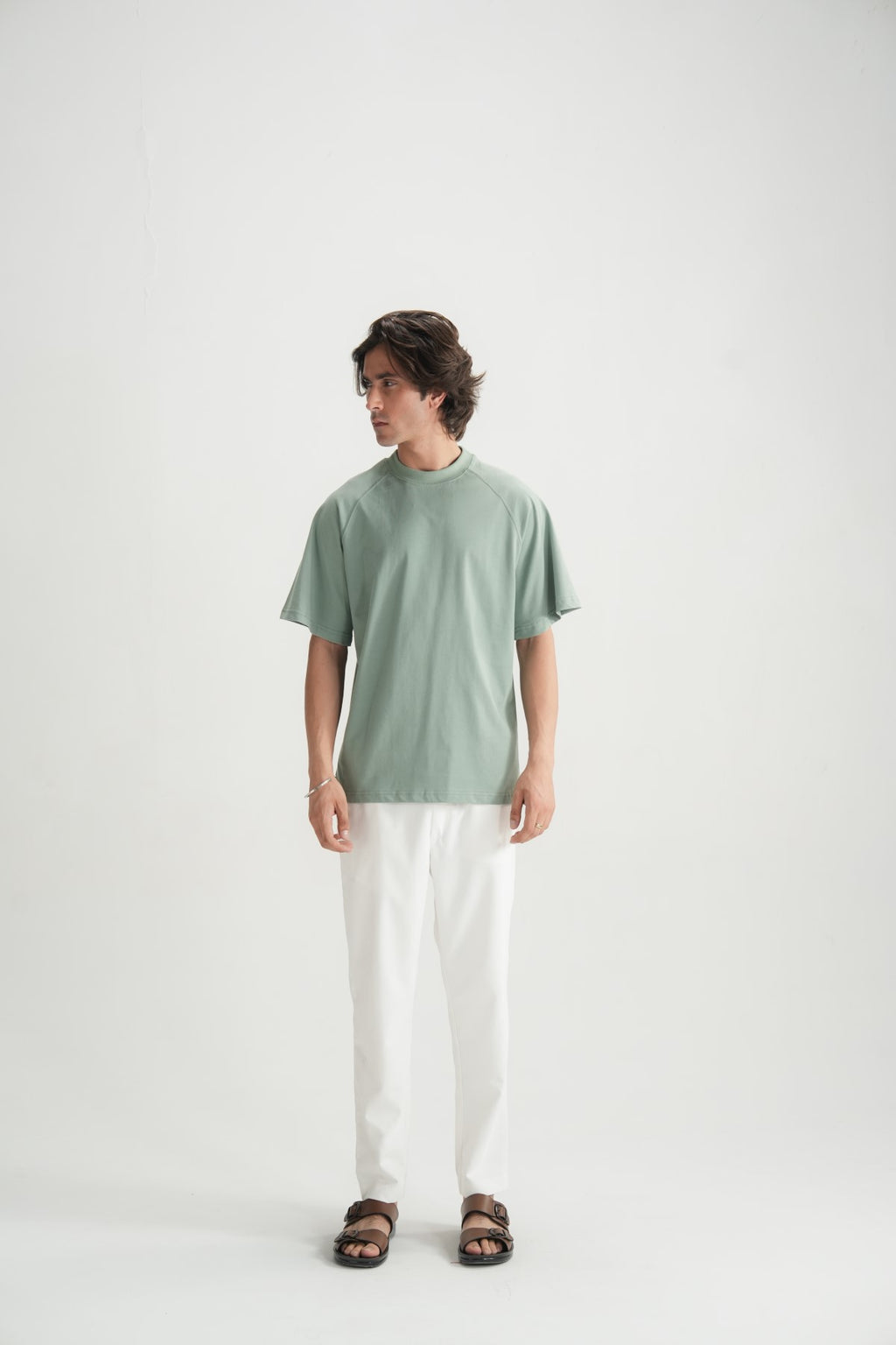 Sage Green T-Shirt - Brackets