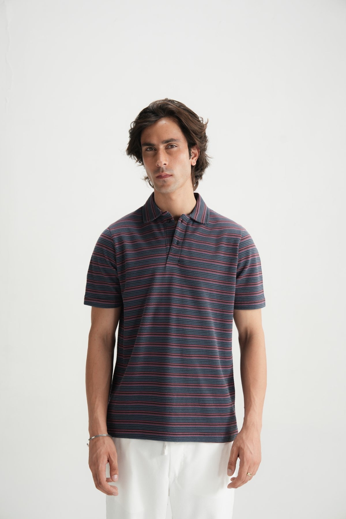 Textured Polo Shirts - Brackets
