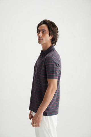 Textured Polo Shirts - Brackets