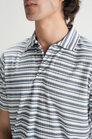 White Polo Shirt - Brackets