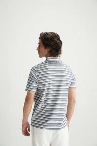 White Polo Shirt - Brackets