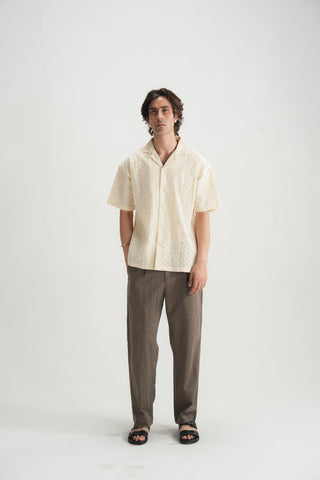 Chikan Kari Resort Shirt - Brackets