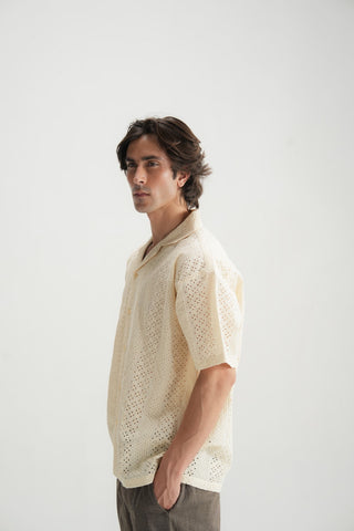 Chikan Kari Resort Shirt - Brackets