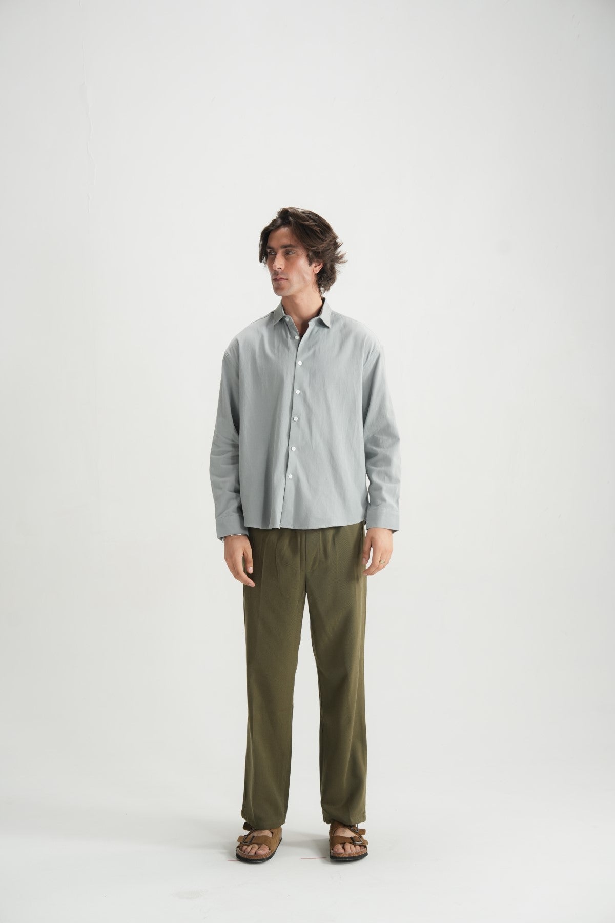 Pastel Green Classic Shirt - Brackets