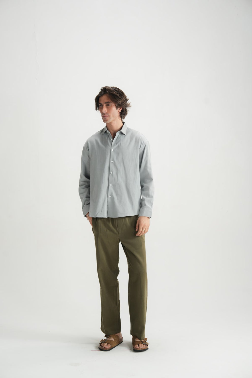 Pastel Green Classic Shirt - Brackets