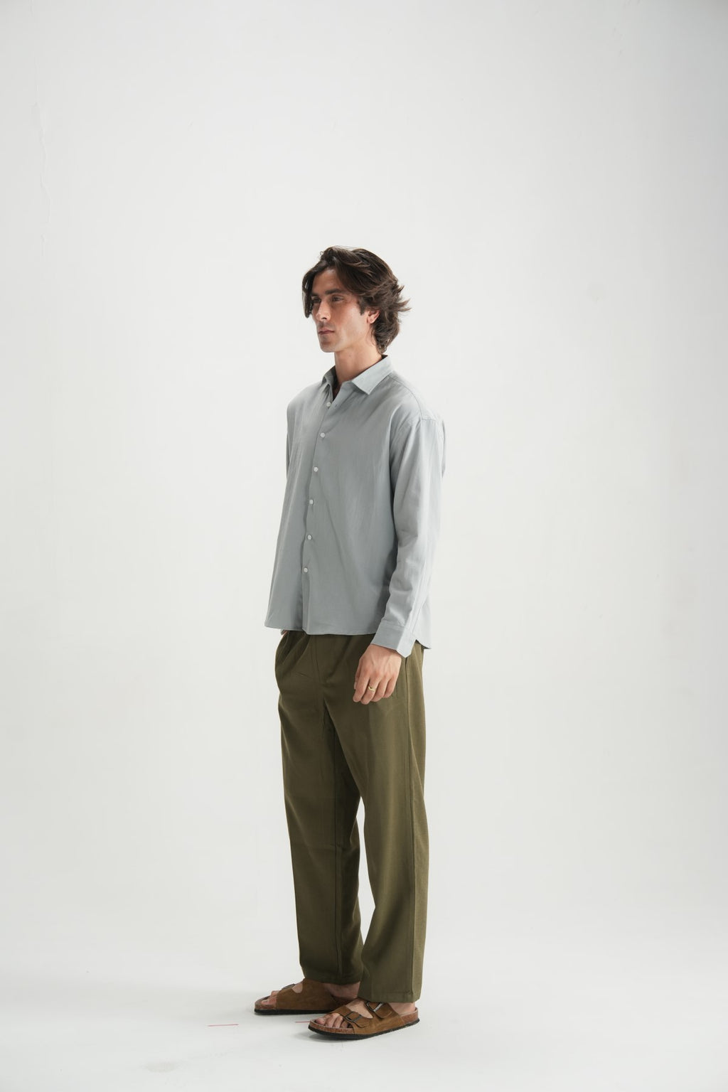 Pastel Green Classic Shirt - Brackets