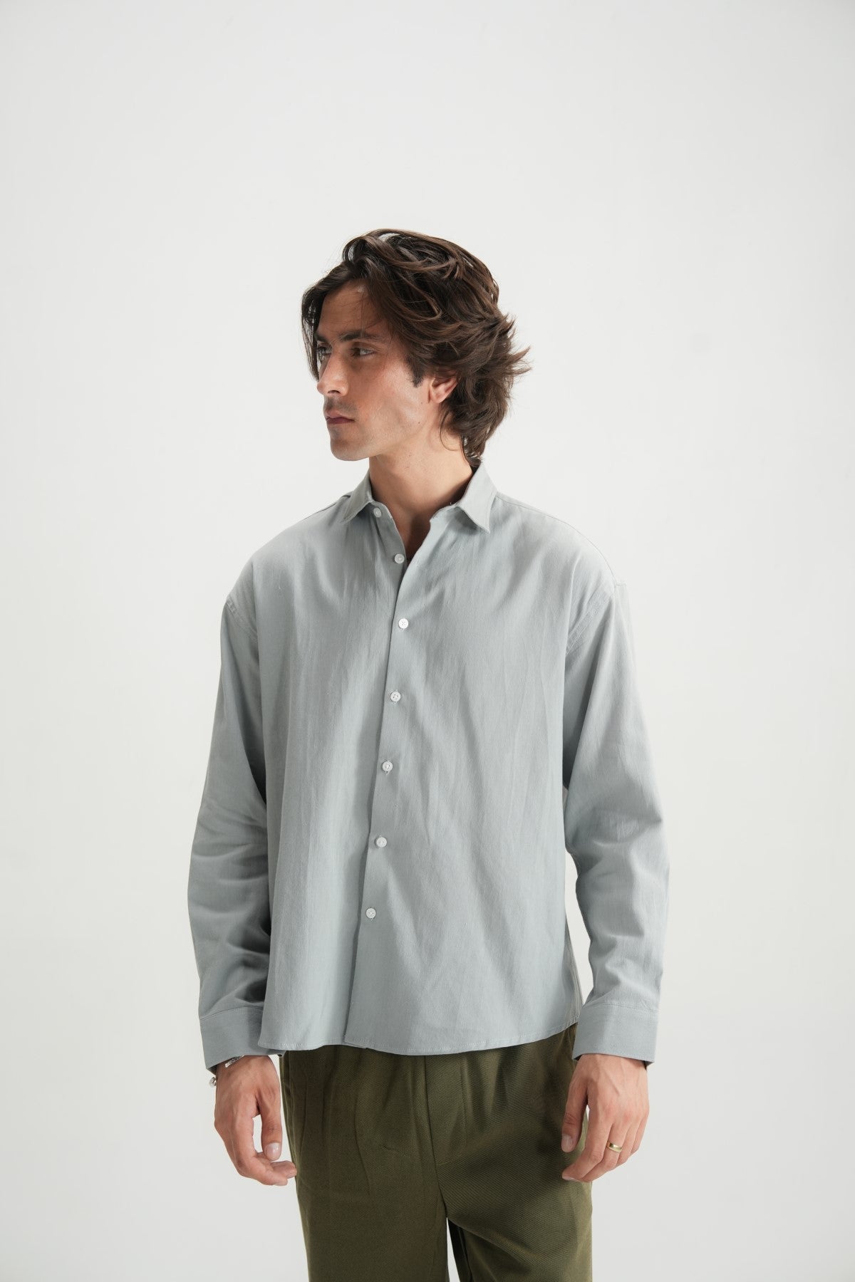 Pastel Green Classic Shirt - Brackets