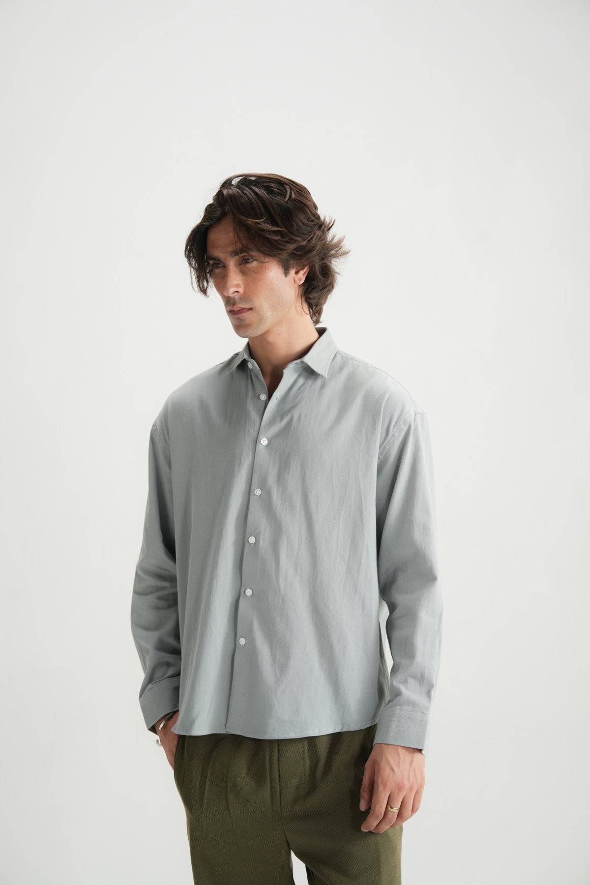 Pastel Green Classic Shirt - Brackets