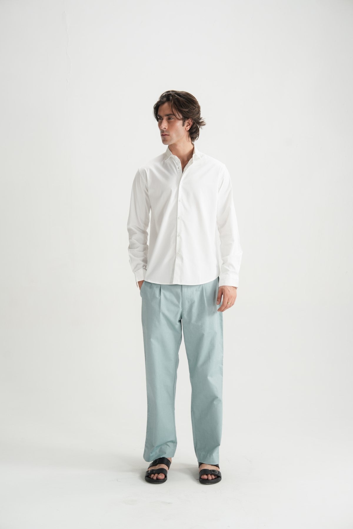 Classic White Button-Down Shirt Secondary image