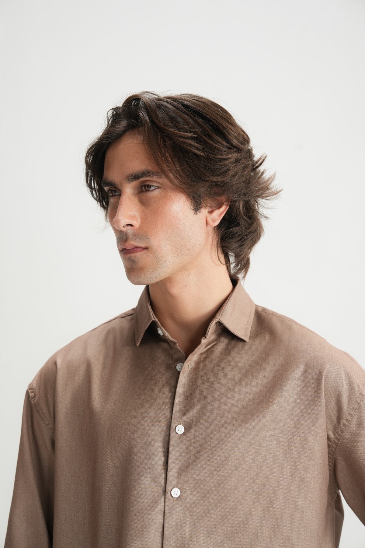 Tobacco Brown Classic Shirt - Brackets
