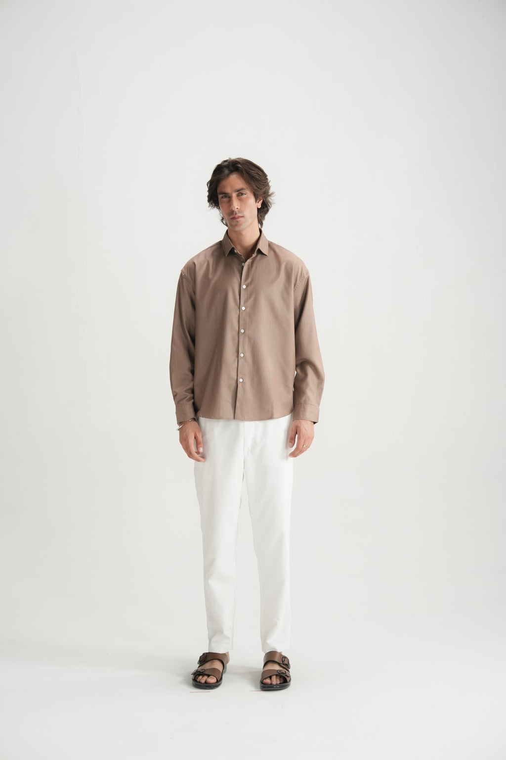Tobacco Brown Classic Shirt - Brackets