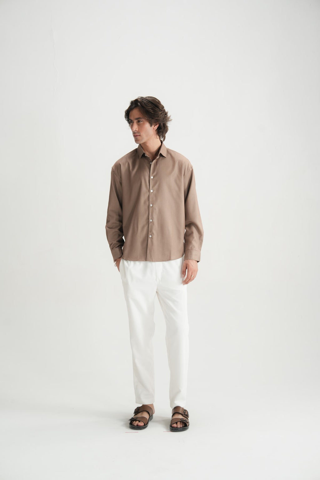 Tobacco Brown Classic Shirt - Brackets