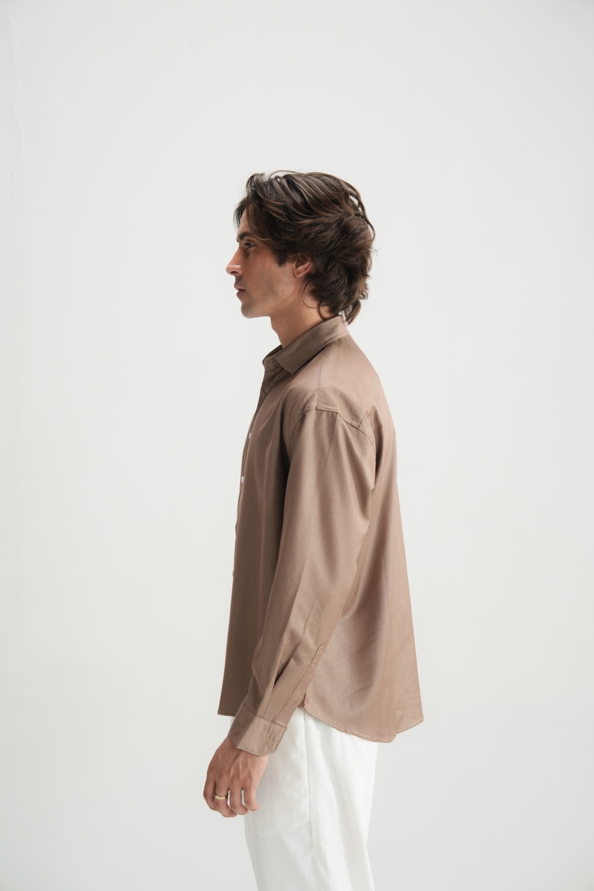 Tobacco Brown Classic Shirt - Brackets