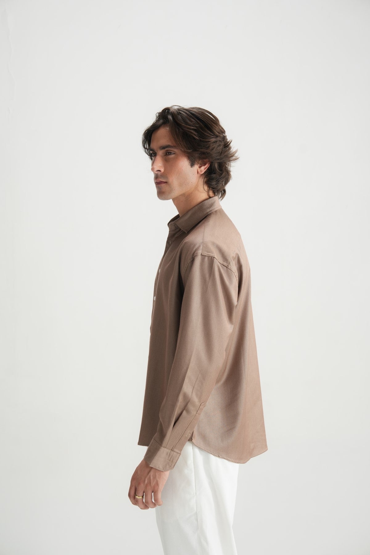 Tobacco Brown Classic Shirt - Brackets