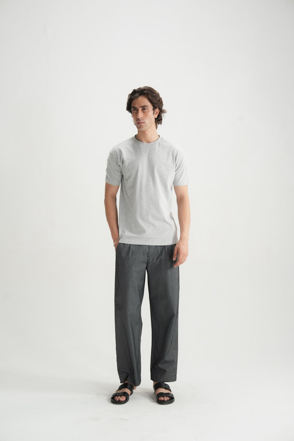 Haider Grey Tee - Brackets