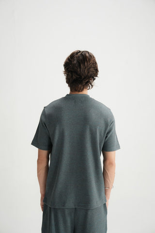 Textured Grey Tee - Brackets