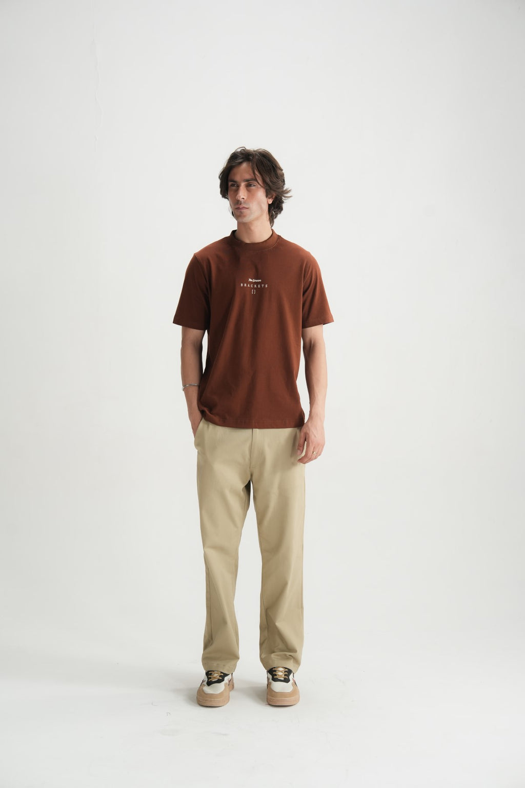 Rustic Brown Graphic Tee - Brackets