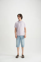 Lavender Striped Tee - Brackets