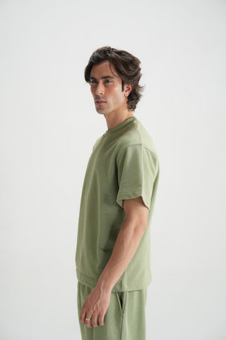 Aspen Green Terry Tee - Brackets