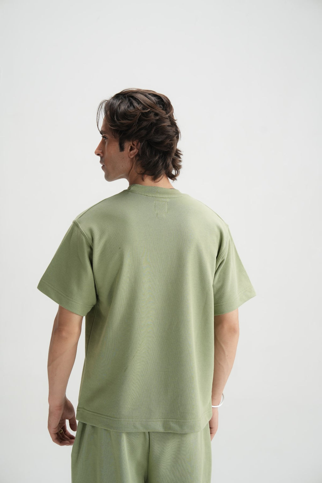Aspen Green Terry Tee - Brackets