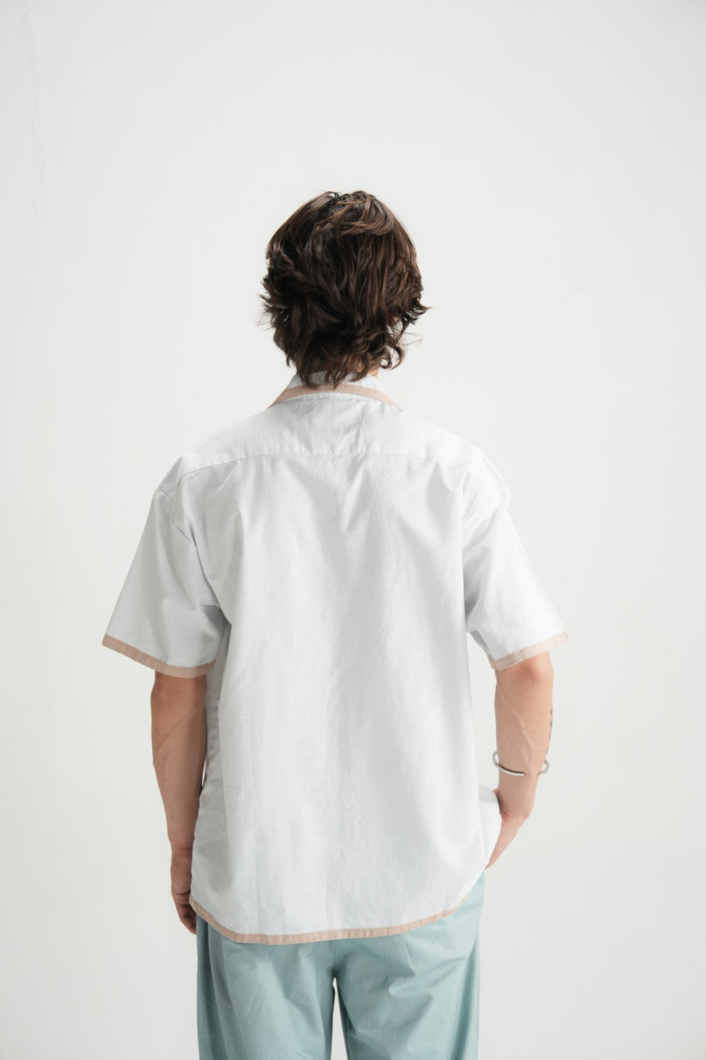 Barely Blue Resort Shirt - Brackets