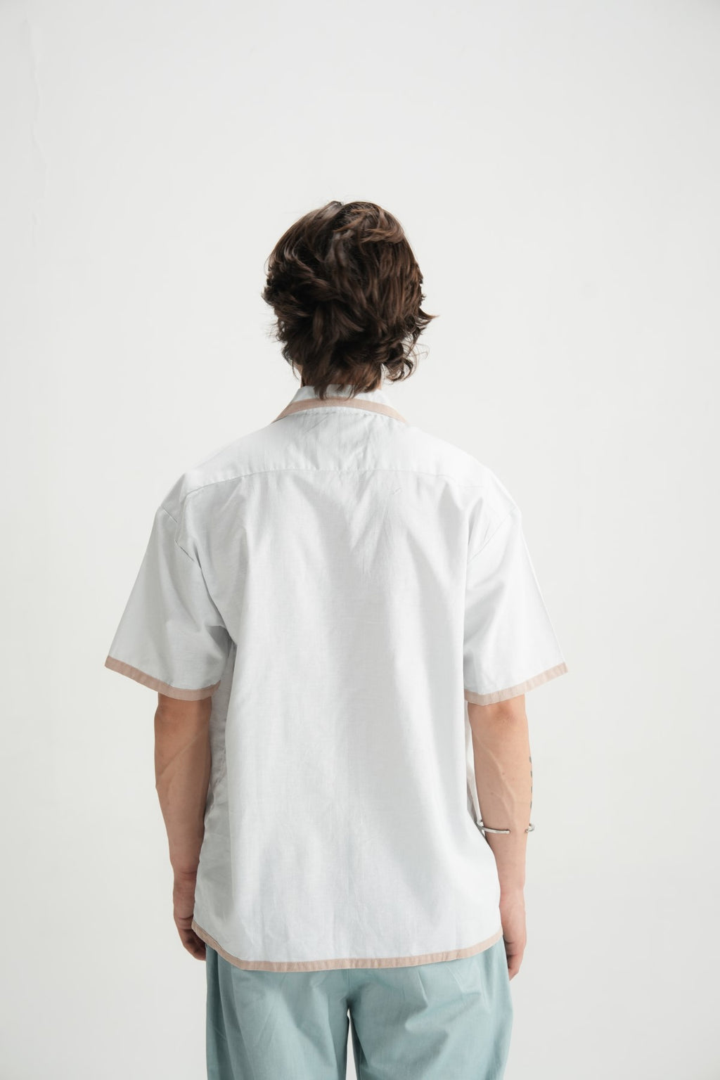 Barely Blue Resort Shirt - Brackets