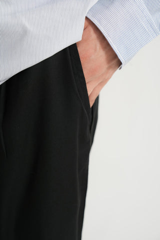 Plain Black Trouser - Brackets