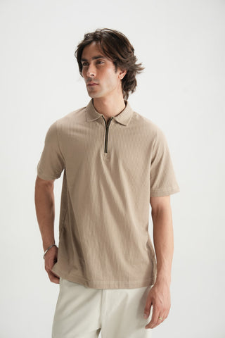 Pebble Brown Polo Shirt